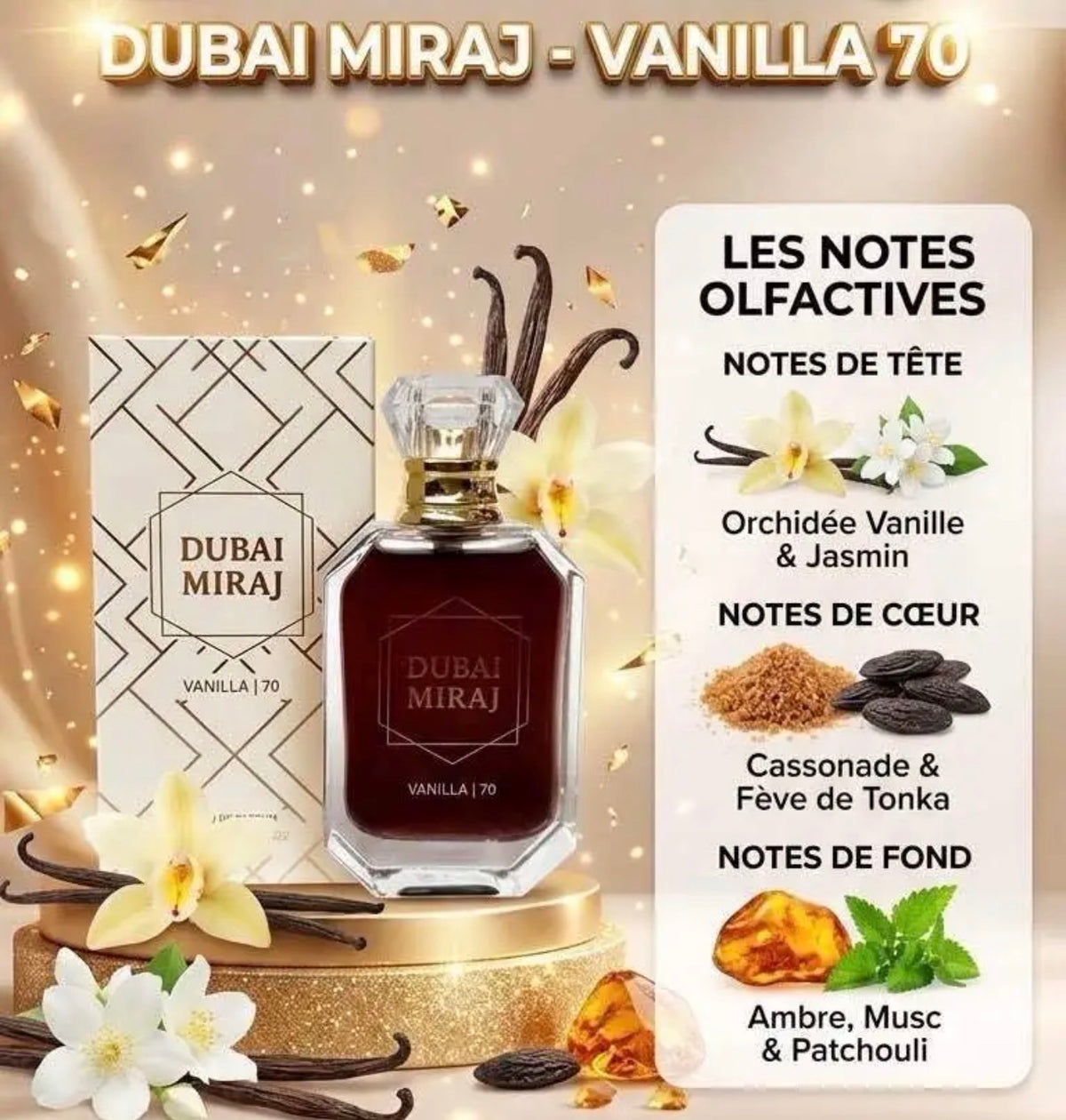 Dubai Miraj Eau de Parfum | Luxe Arabische Parfum 50ml