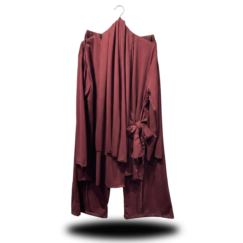 Burkini burgundy three piece - one fit