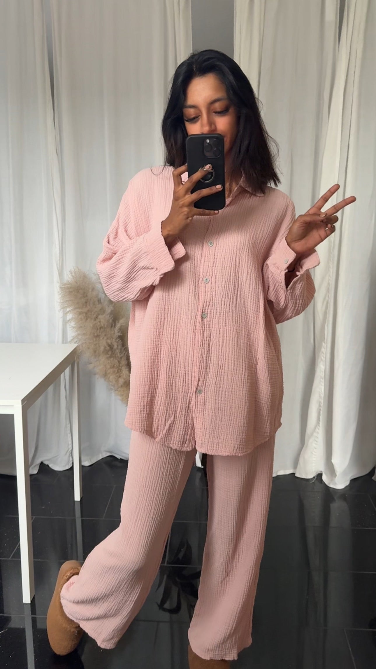 BEQUEMES HOMEWEAR-SET - ROSA
