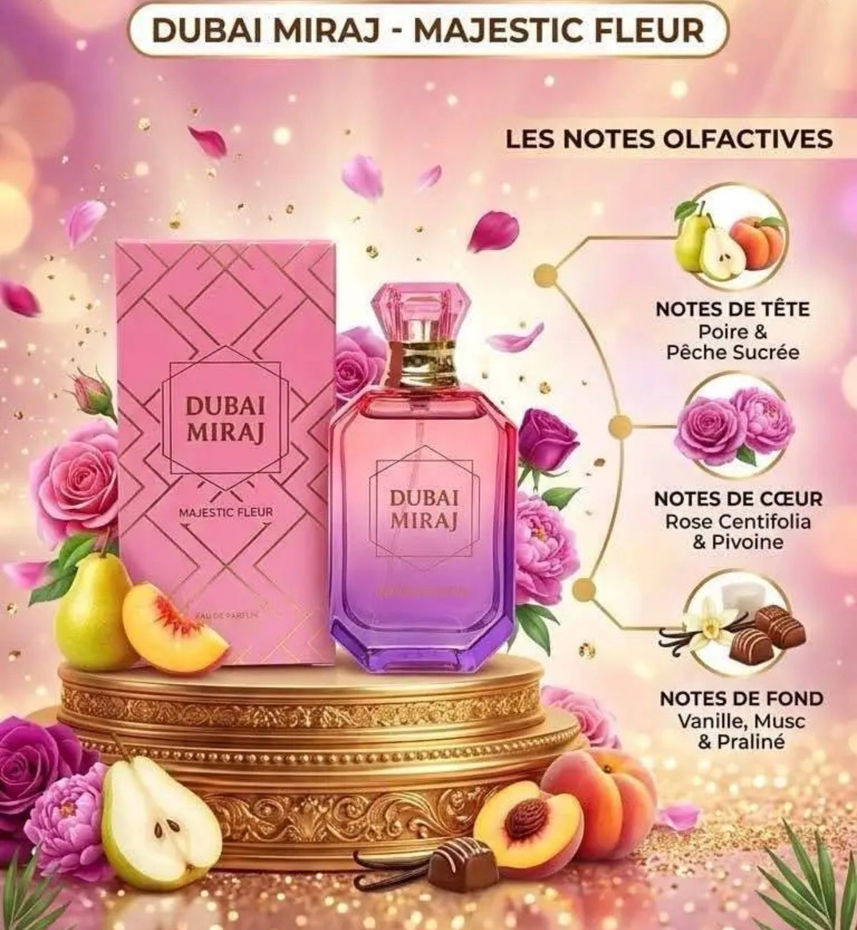 Dubai Miraj Eau de Parfum | Luxe Arabische Parfum 50ml