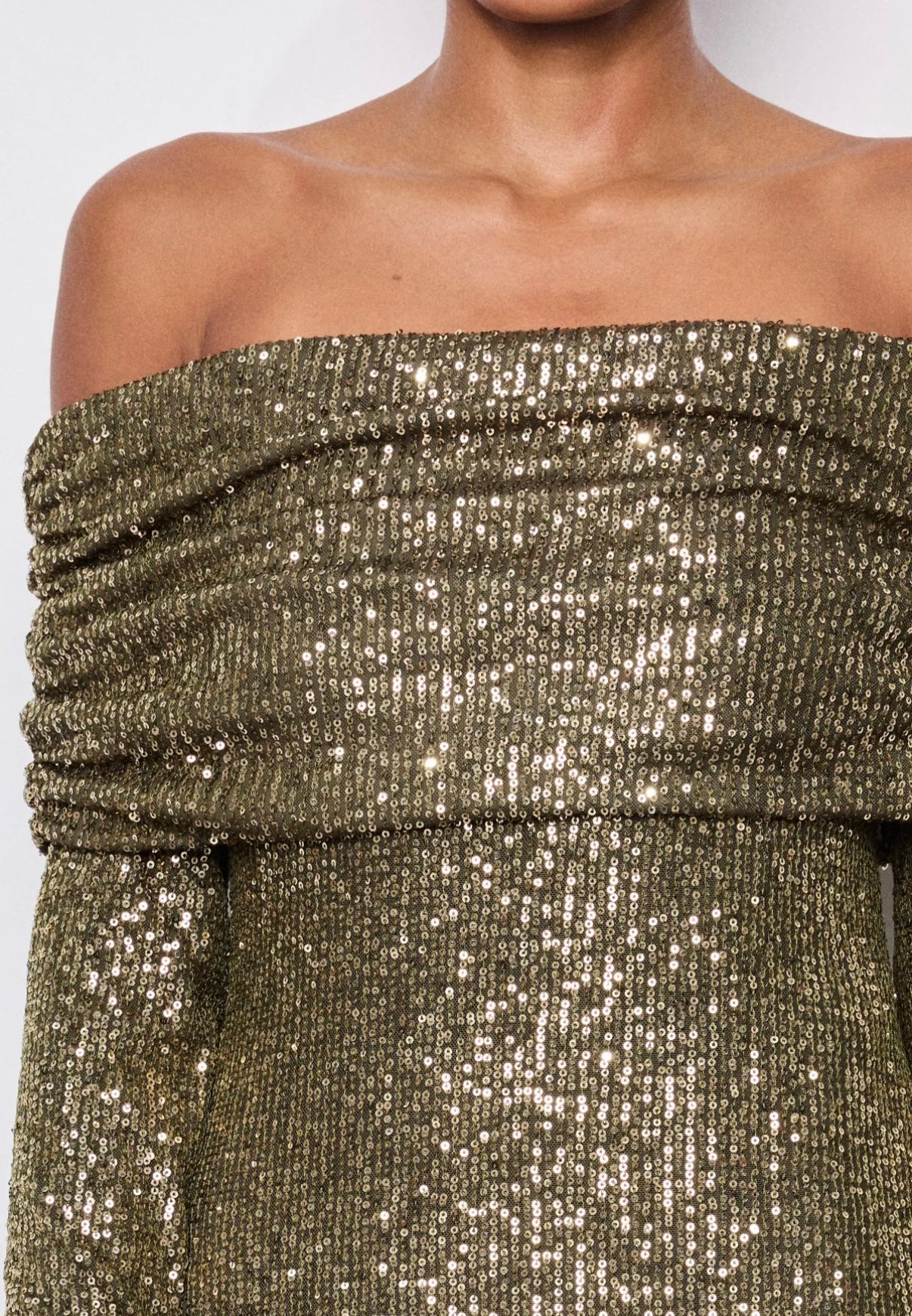 Bring me mimosa strapless golden dress -  PS9327