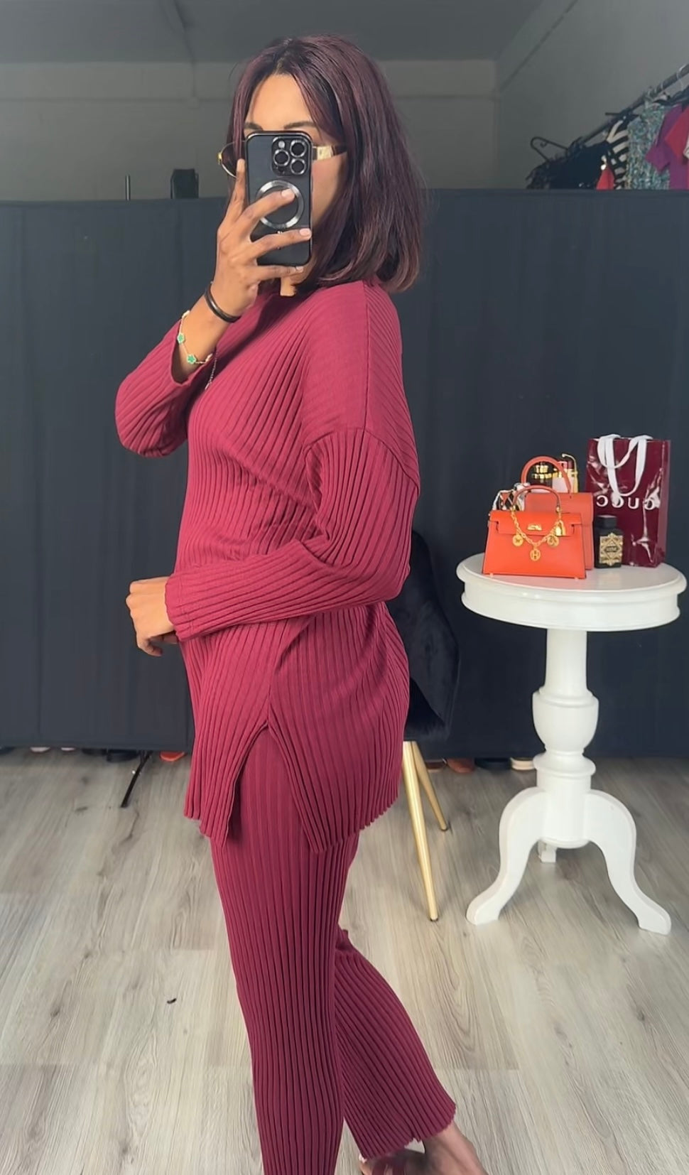 Comfy set burgundy