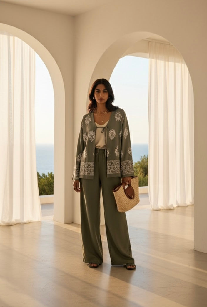 Marrakech Sunset co-ord set - groen