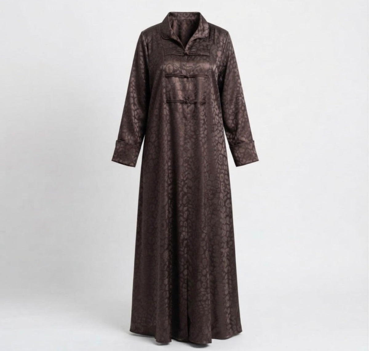Premium Silky Jacquard Abaya