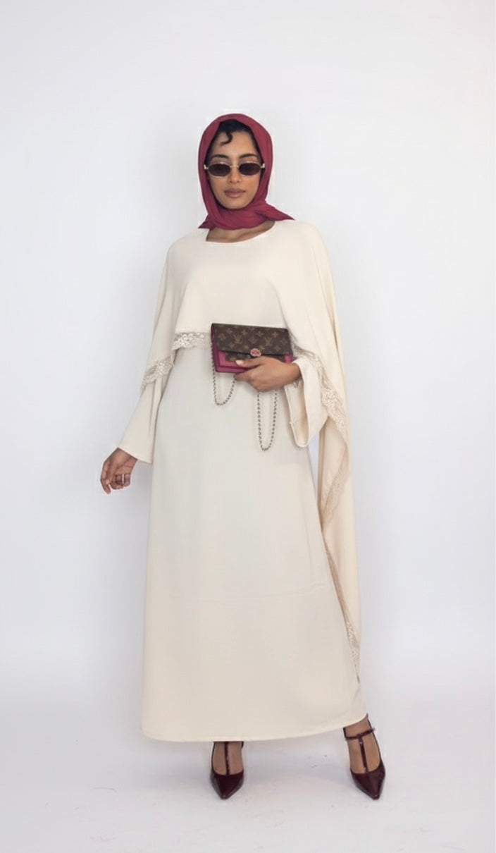 Robe de Soirée ‘Lace Luxe’ - beige SQ82