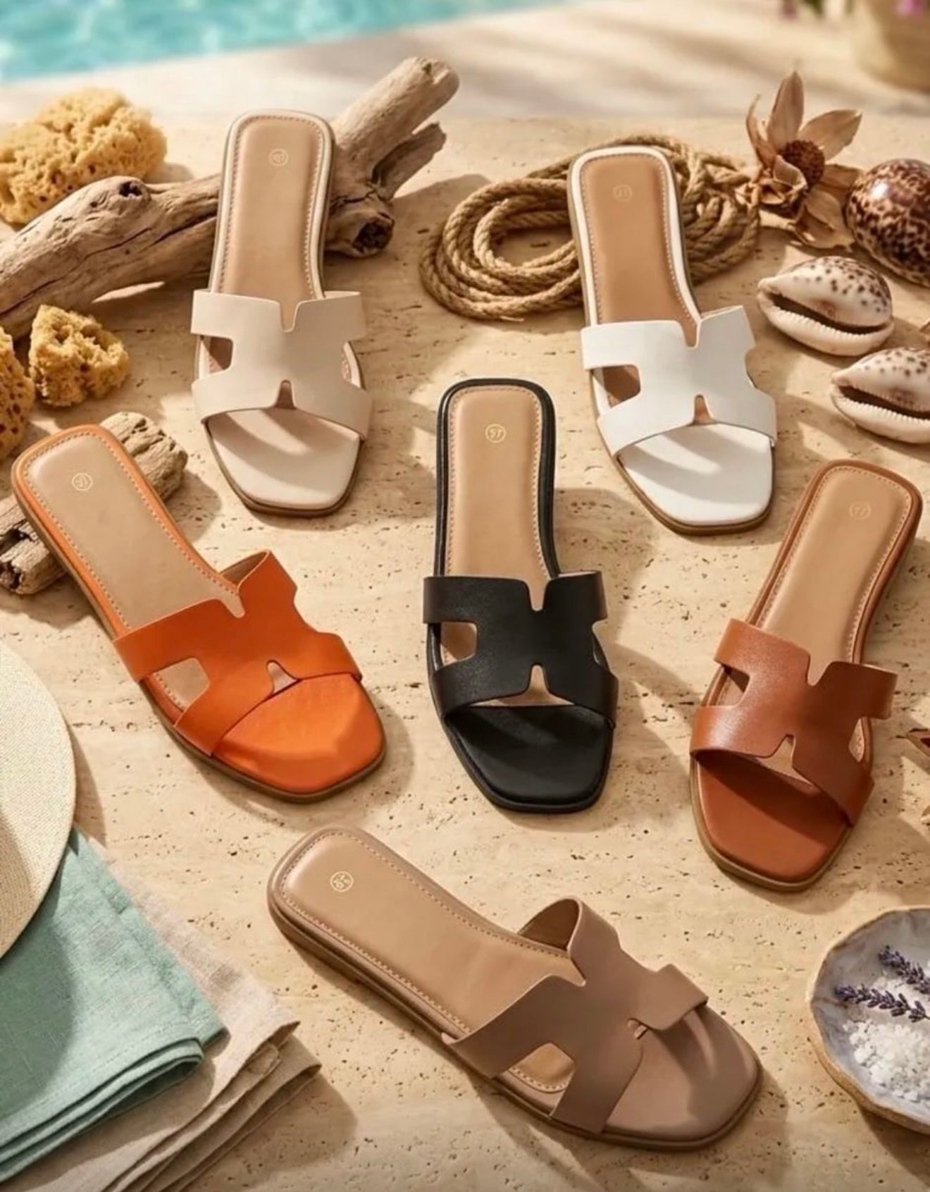 Stijlvolle H-sandaal slippers