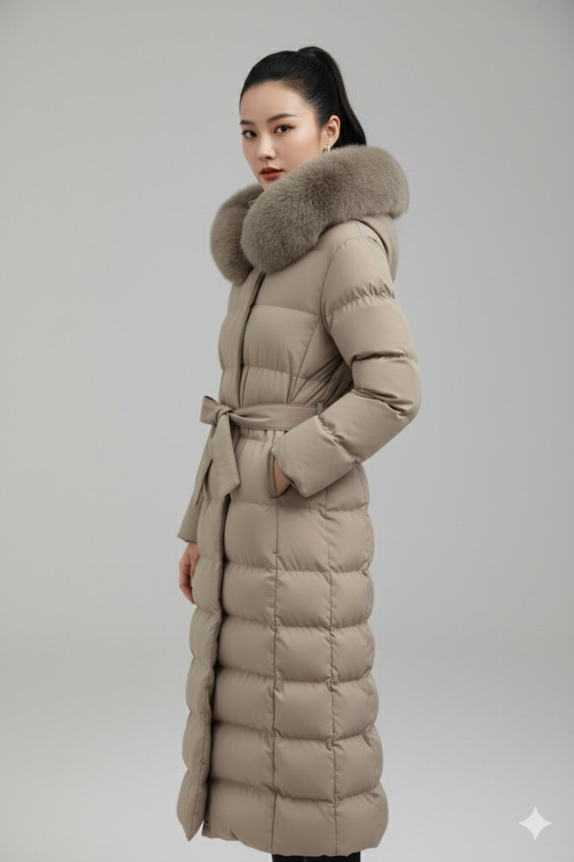 Winterjas taupe - FC7529