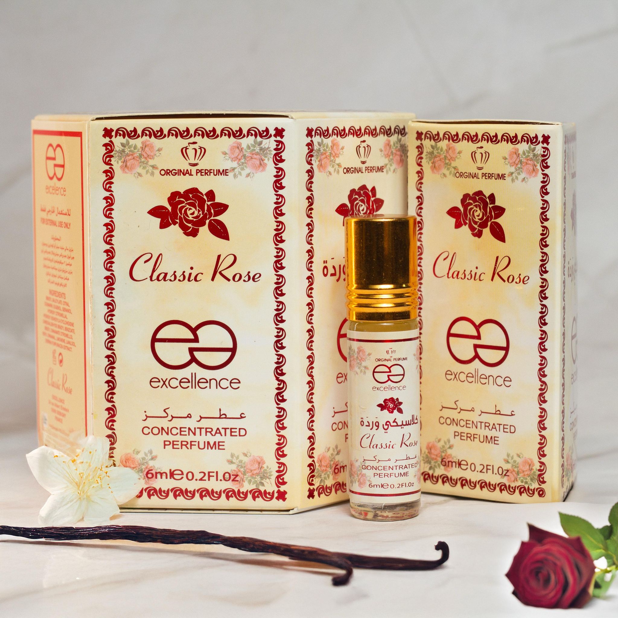 Classic rose mini roller - 10ml