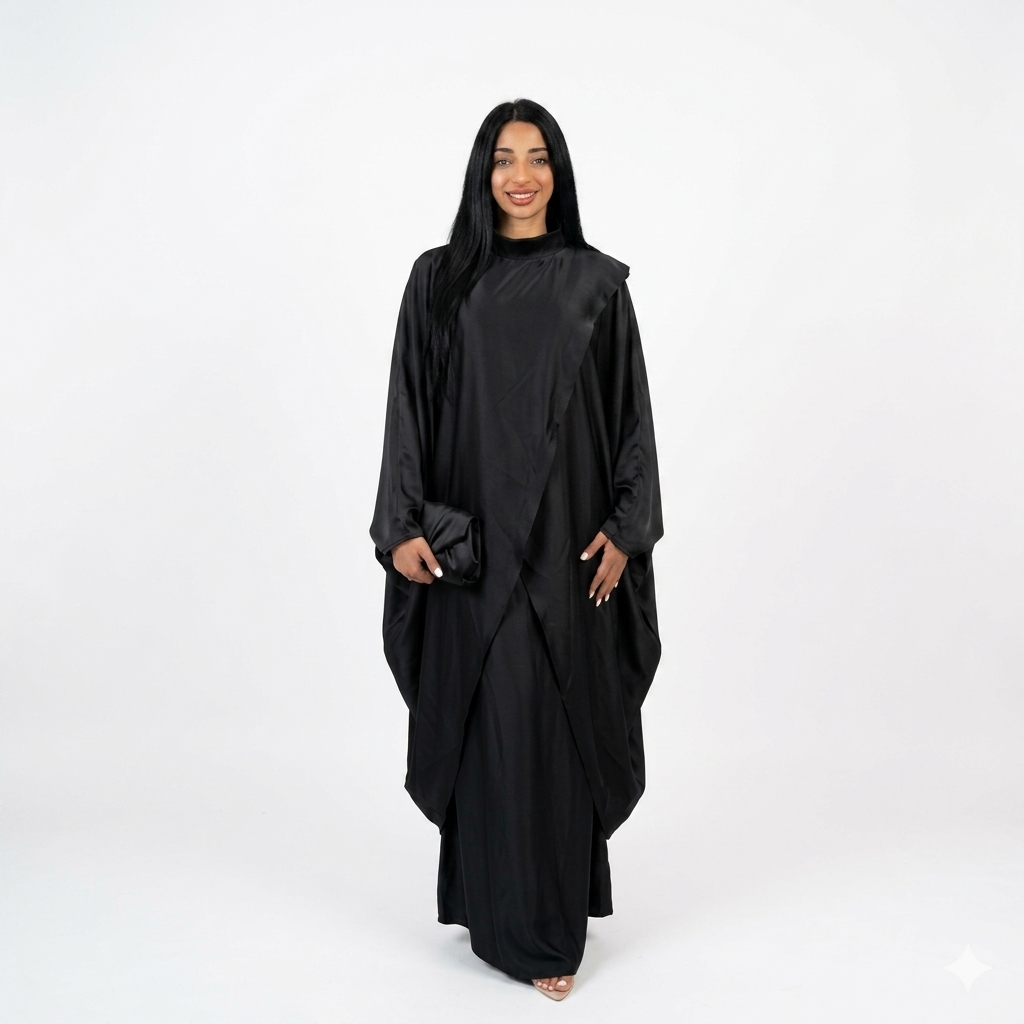 Serenity blouse rok set - zwart