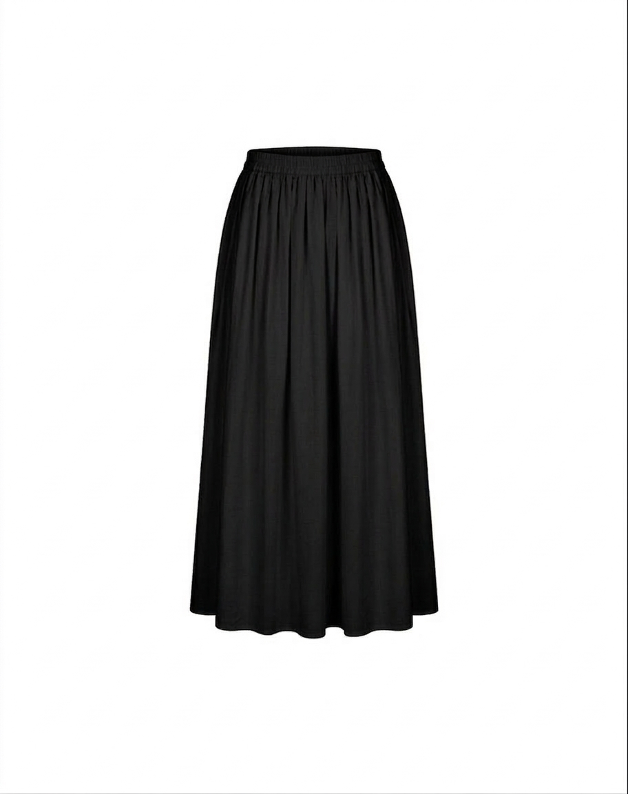 Cotton de aura skirt - black CDS01