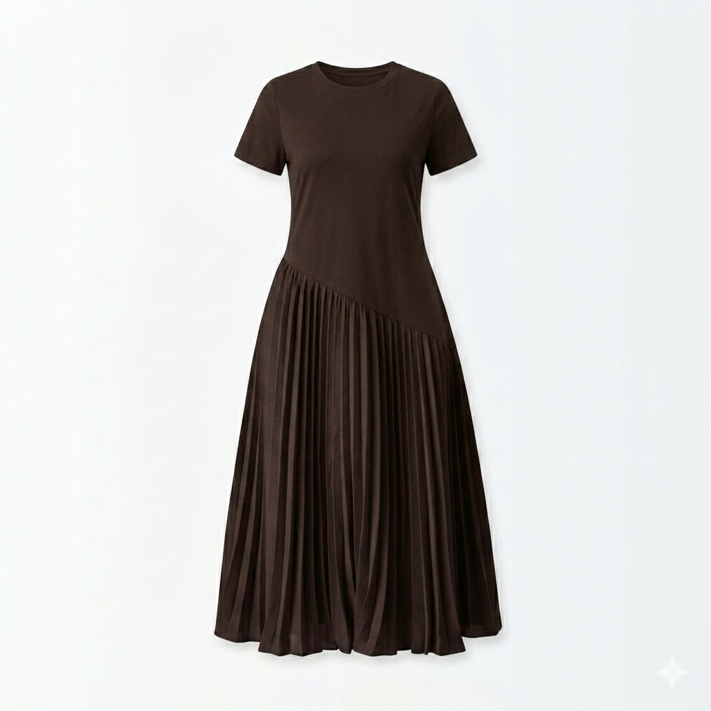 Jurk van stretch rok - M5257
