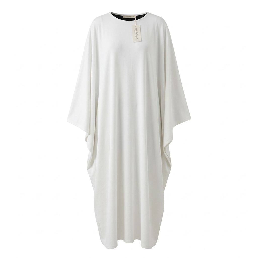 Verstelbare glow kaftan - wit