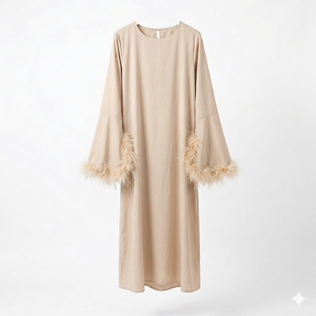Veren jurk - beige