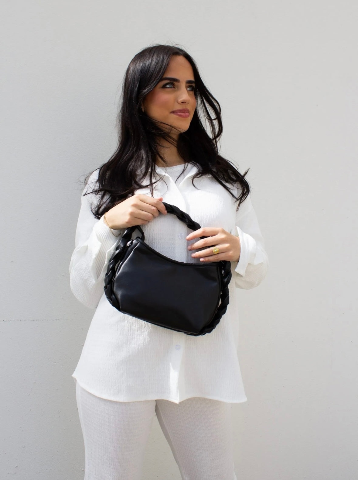 COCO CRÊPE ZWEIDEILIG SET - WEISS