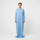 T-shirt jurk baby blauw - viscose