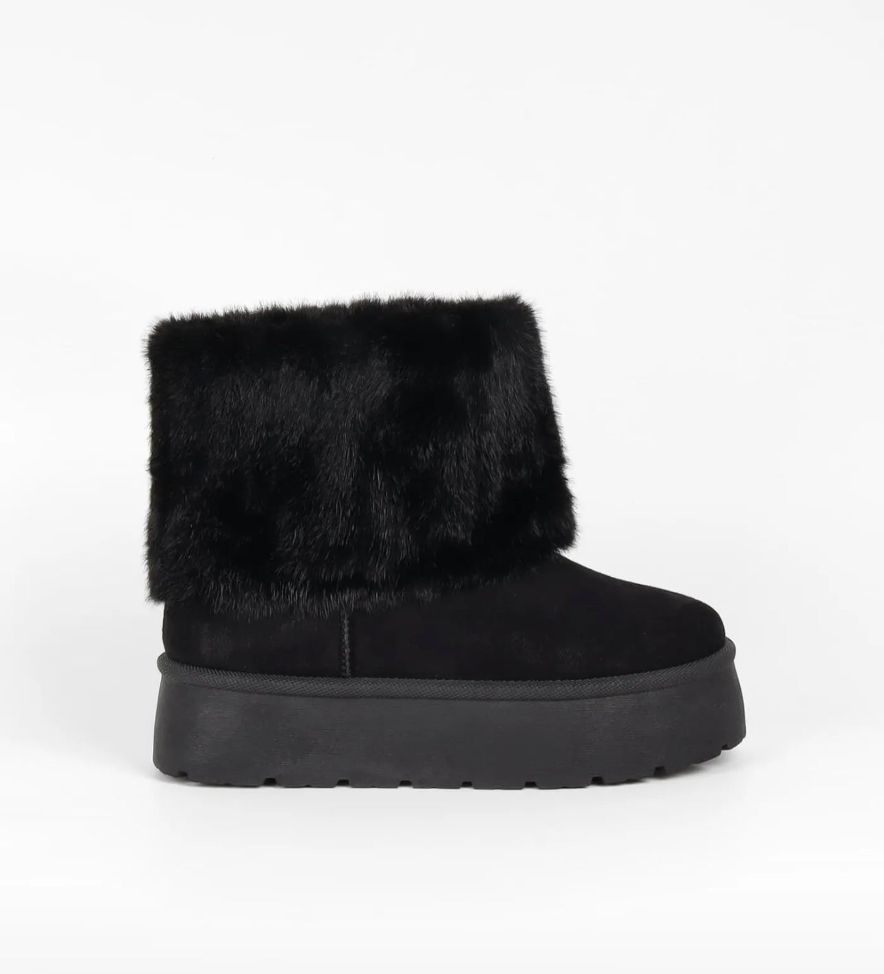 FLUFFY BOOTS MET BONT