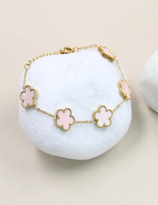 Armband met clovers - 205BRA12