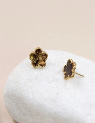 Clovers oorbellen - 205BO12