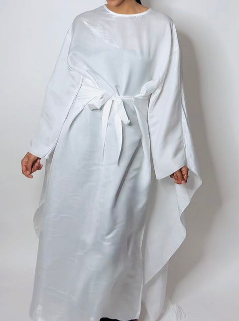 Abaya glans adena met strik