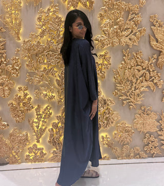Dubai abaya dark blue