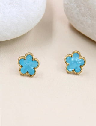 Clovers oorbellen - 205BO12