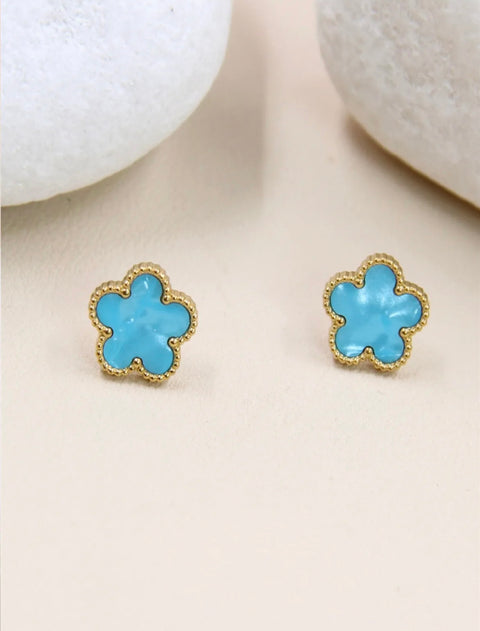 Clovers oorbellen - 205BO12