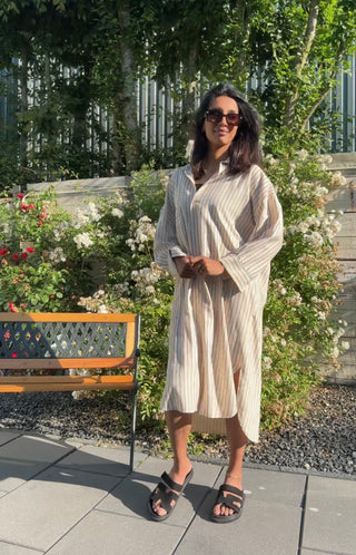 BLOUSE JURK VAN KATOEN