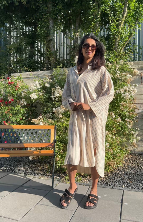 BLOUSE JURK VAN KATOEN