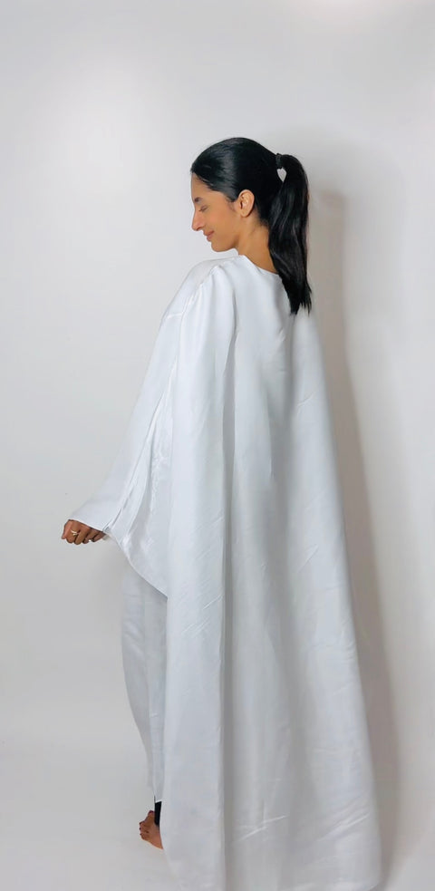 Abaya glans adena met strik