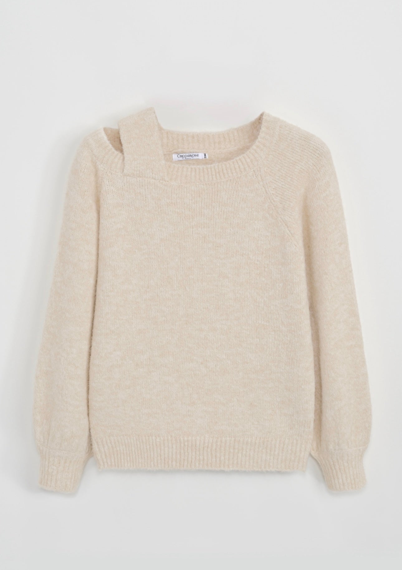 Beige cozy trui (QT91023)