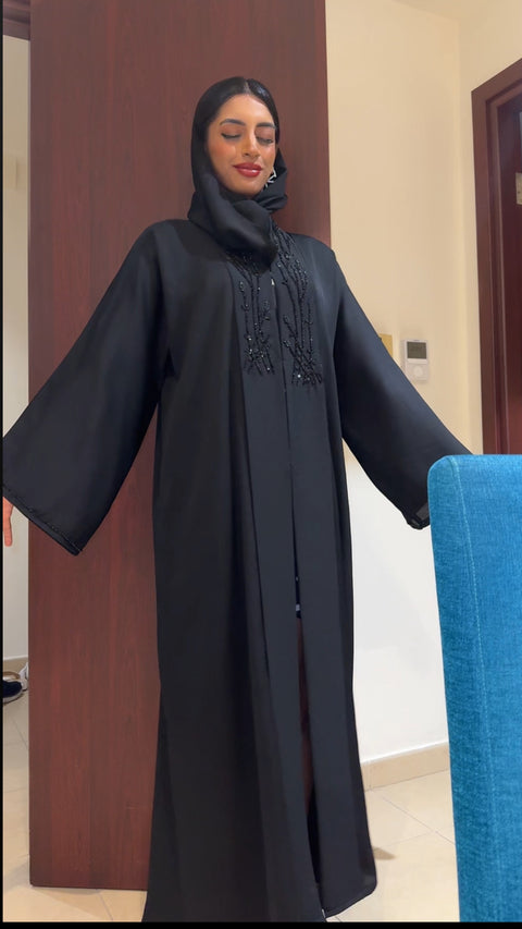 DXB ABAYA SCHWARZ