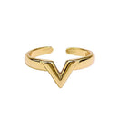 V STAINLESS STEEL RING