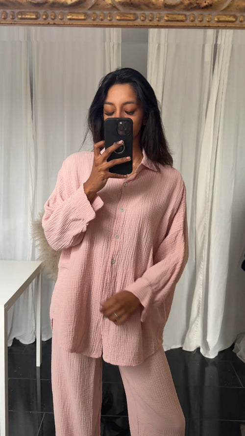 BEQUEMES HOMEWEAR-SET - ROSA