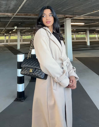 Manteljas / trenchcoat beige