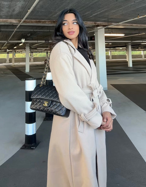 Manteljas / trenchcoat beige