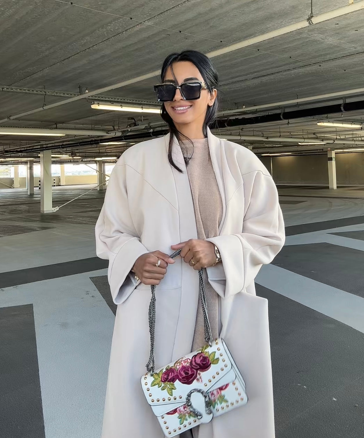 YASMINE MANTEL BEIGE