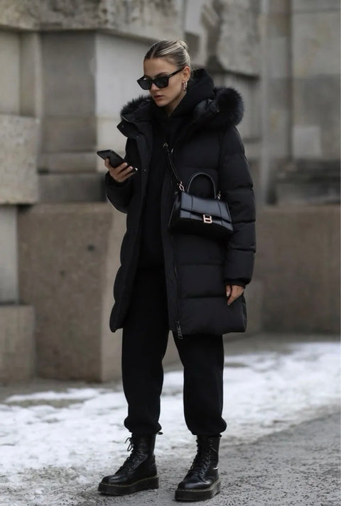 Winterjas zwart - FC7630