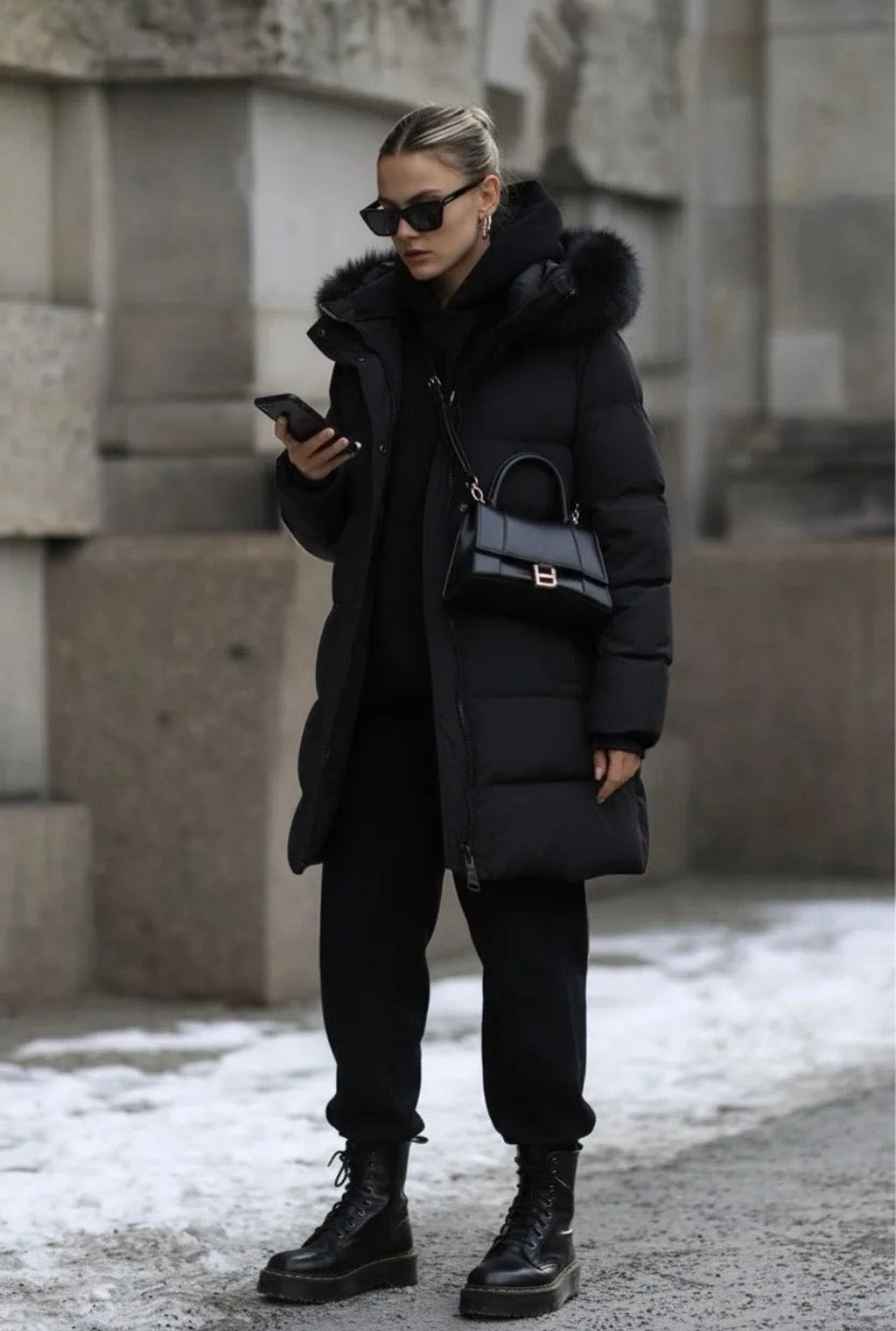 Winterjas zwart - FC7630