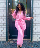 BABY ROZE PAK KIMONO MET BROEK