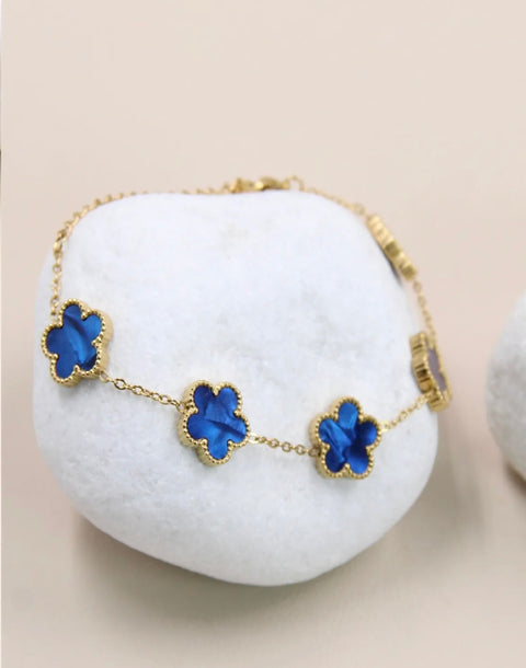 Armband met clovers - 205BRA12