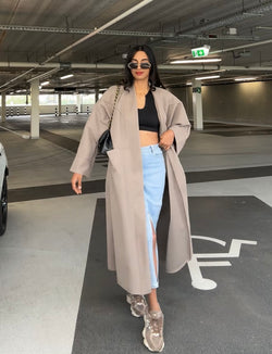 Inaya manteljas taupe PRE ORDER