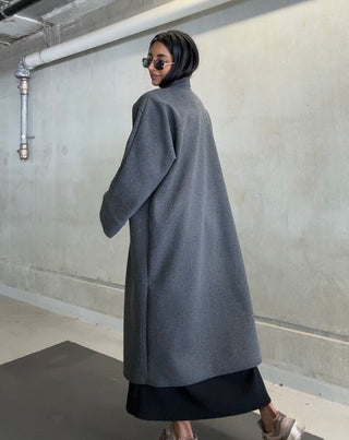 YASMINE MANTEL DARK GRAY pre order