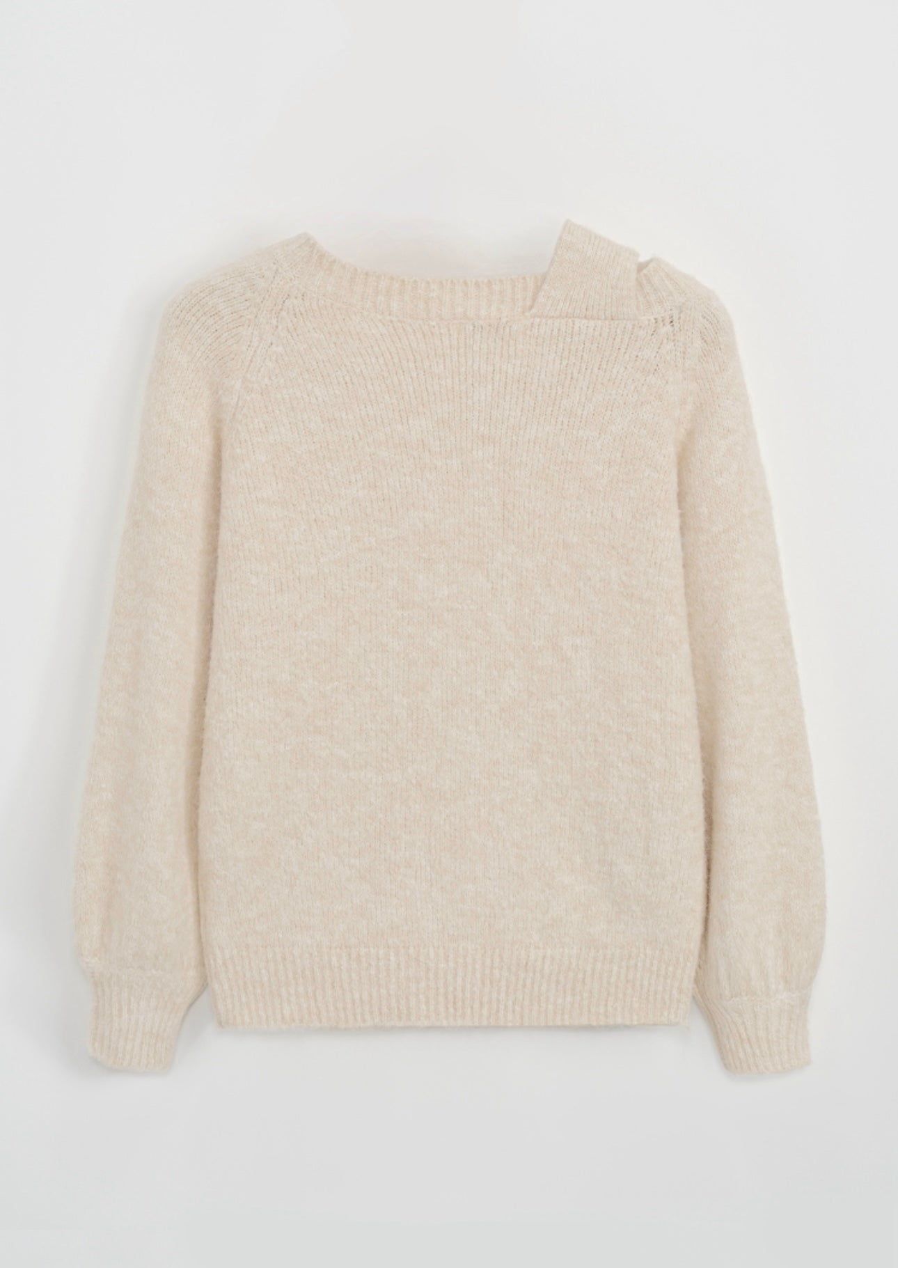 Beige cozy trui (QT91023)