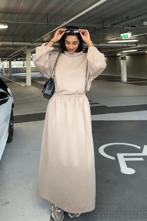 LANGE BLOUSE MET REKBARE ROK (CIFA57)