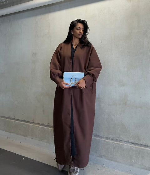 LOUVRÉ MANTELJAS CHOCO BROWN