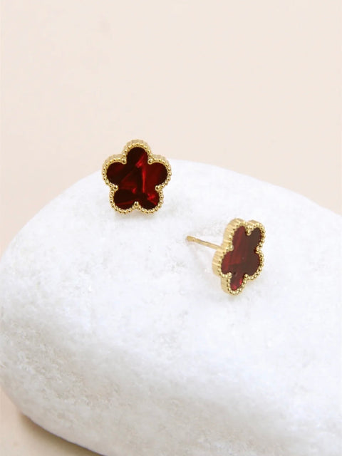 Clovers oorbellen - 205BO12