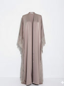 La Silhouette en Dentelle kimono - taupe