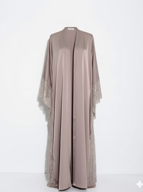 La Silhouette en Dentelle kimono - taupe