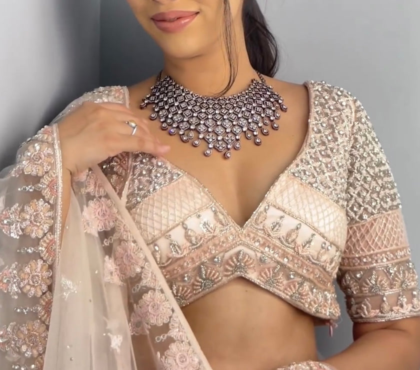 PASTEL ROZE RANIA LEHENGA