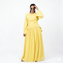 Zaria esemble rok met verstelbare blouse - butter yellow